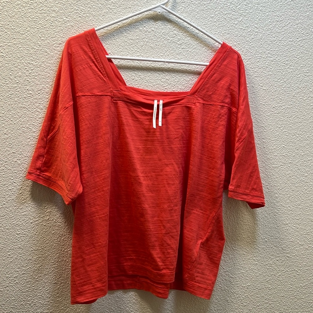 Anthropologie Deedee dolman shirt size medium pinky orange